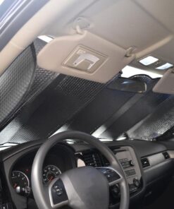 Big Hippo Front Car Sunshade Windshield-Jumbo/Standard Sun Shade Keeps Vehicle Cool-UV Ray Protector Sunshade-Easy to Use Sun Shade-Silver(55.16"X 27.5") Silver 55.16"*27.5" 33 71rTY8r0v3L