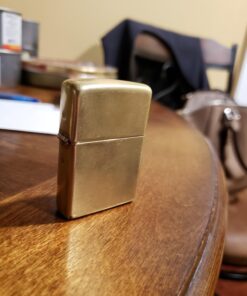 Zippo Brass Pocket Lighters Classic High Polish Brass 42 71rUA d6l3L