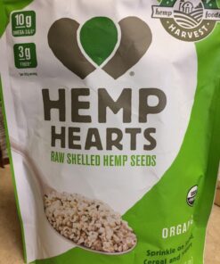 Organic Hemp Hearts, 12oz; 10g Plant Based Protein and 12g Omega 3 & 6 per Srv | Smoothies, yogurt & salad | Non-GMO, Vegan, Keto, Paleo, Gluten Free | Manitoba Harvest 12 Ounce (Pack of 1) 28 71rUSfI79QL
