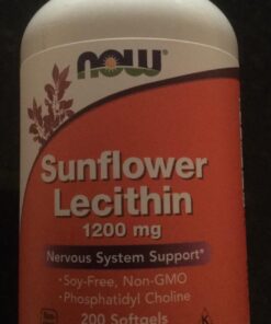 Sunflower Lecithin 1200 mg Soy-Free, Non-GMO - 200 Softgels 200 Count (Pack of 1) 33 71rUZ3E7rL