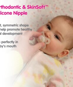 MAM Night Pacifiers 0-6 Months, Best for Breastfed Babies, Glow in the Dark, Baby Boy, 2 Count 2-Pack 28 71rUbICINDL 1