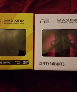 Pro For Sho 34dB Shooting Ear Protection - Special Designed Ear Muffs Lighter Weight & Maximum Hearing Protection Standard Black 38 71rVIkxbcQL 1