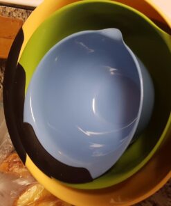 OXO Plastic Good Grips 3-Piece Mixing Bowl Set - Assorted Colors, Blue/Green/Yellow 35 71rVjLxee3L