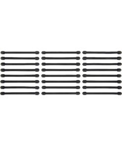Nite Ize Original Gear Tie, Reusable Rubber Twist Tie, 3-Inch, Black, 24 Count Pro Pack, Made in the USA - GTPP3-01-R8 3" - 24 Pack 19 71rVkOFAXsL