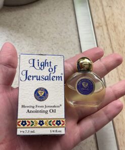 Light Of Jerusalem Anointing Oil For Prayer 0.25 fl.oz. Frankincense Myrrh Cinnamon, Cassia, And Flower Extracts 8 71rVmeWkjyL