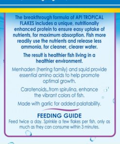 API TROPICAL FLAKES Fish Food 5.7-Ounce Container 5.7 Ounce (Pack of 1) 18 71rW0HhDy L