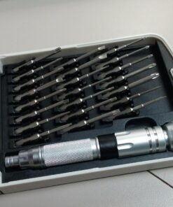 Nanch Small Precision Screwdriver Set for Electronics,22 in 1 Micro Screwdriver Set with Extendable Aluminum Handle 22 in 1 80 71rX2kA5i6L