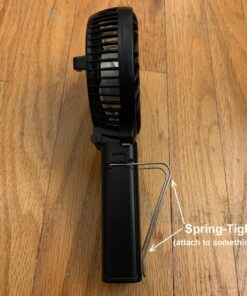 VersionTECH. Mini Handheld Fan, USB Desk Fan, Small Personal Portable Table Fan with USB Rechargeable Battery Operated Cooling Folding Electric Fan for Travel Office Room Household Black 55 71rXVjiZPAL