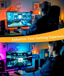 Nexlux LED Lights for 58 Inch TV, Backlight 8.2ft USB LED Light Strip Indoor Use APP Controlled with Remote, DIY Colors TV LED for Gaming Lights RGB for 32Inch-58Inch 31 71rZ4kvlwBL