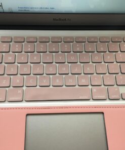 MOSISO Silicone Keyboard Cover Compatible with MacBook Air 13 inch A1466 A1369 2010-2017&Compatible with MacBook Pro 13/15 inch (with/Without Retina Display, 2015 or Older Version), Rose Quartz 42 71rZEUtm95L