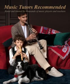 Eastar B Flat Clarinet for Beginner, Ebonite Clarinet Nickel-plated with 2 Barrels, 3 Reeds, White Gloves, Hard Case, Cleaning Kt, ECL-300 Nickel keys, Student style 34 71rZO55FxFL