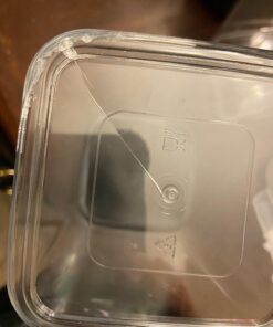 Shazo Airtight Food Storage Container (Set of 6) - BONUS Measuring Cup - Labels & Marker - Durable Plastic - BPA Free - Clear with Improved Lids (Black) - Air Tight Snacks Pantry & Kitchen Canisters Black 45 71rZcig 33L