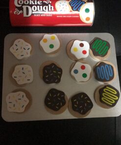 Melissa & Doug Slice and Bake Wooden Cookie Play Food Set - Pretend Cookies And Baking Sheet, Wooden Play Food Set, Toy Baking Set For Kids Ages 3+ 34 71rZe1vFOLL 4