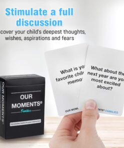 OUR MOMENTS Families: 100 Conversation Starter Cards for Families and Kids - Relationship Building - Car Travel, Road Trip & Card Game for Healthy Loving Family - Questions for Family Activities 31 71rZzhklpYL 3