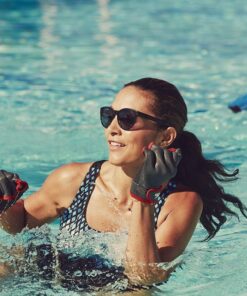 Speedo Aqua Fit Swim Training Gloves Small Charcoal/Red 11 71ragR4UmL