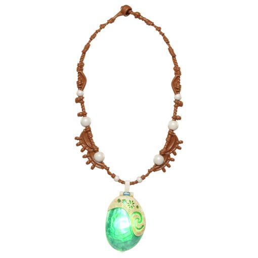 Disney Princess Disney Moana Necklace Light Up Magical Seashell Heart of Te Fiti