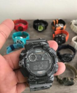 Casio Men's XL Series G-Shock Quartz 200M WR Shock Resistant Resin Color: Grey Camo (Model GD-120CM-8CR) 29 71rdpqPbBML