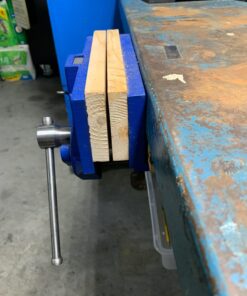 Yost Vises M9WW Rapid Action Woodworking Vise | Quick Release Lever for Quick Adjustments | 9 Inch Jaw Width | Made with Heavy-Duty Cast Iron | Blue Yost M9WW 70 71reUY7GuaL