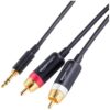 Amazon Basics 3.5mm to 2-Male RCA Adapter Audio Stereo Cable For Speaker, 8 Feet 1-Pack 19 71rgdq3qWML