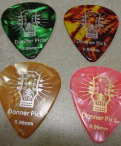 Donner Celluloid Guitar Picks 16 Pack with Tin Box includes Thin, Medium, Heavy & Extra Heavy Picks, for Acoustic Guitar Electric Guitar Ukulele 16 Pcs Picks Dazzle pattern 53 71rgnjcrfKL 2