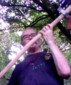 CRKT Woods Chogan Tomahawk Axe: RMJ T-Hawk Lightweight Outdoor Camping Axe with Hammerhead, Forged Carbon Steel Blade, and Hickory Wooden Handle 2730 45 71rgsN7Tk L