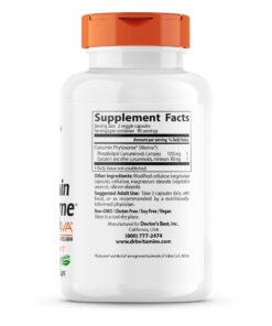Doctor's Best Curcumin Phytosome with Meriva, Non-GMO, Vegan, Gluten Free, Soy Free, Joint Support, 500 mg 180 Veggie Caps (DRB-00230) Unflavored 180VC 7 71rh5LLcaOL