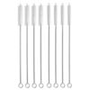 Hiware Straw Cleaner Brush Set, 8-Piece Long Cleaning Brush for Straws on Tumbler, Water Bottle, Sippy Cup, and Pipes, Tubes or Hummingbird Feeders Clear