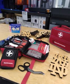 Surviveware Comprehensive Premium First Aid Kit Emergency Medical Kit for Trucks, Cars, Camping, Office and Sports and Outdoor Emergencies - Large 200 Piece Set Regular 55 71rj3 rdjnL