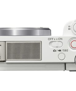 Sony Alpha ZV-E10 - APS-C Interchangeable Lens Mirrorless Vlog Camera - White Camera Only Base 17 71rjtCAVINL