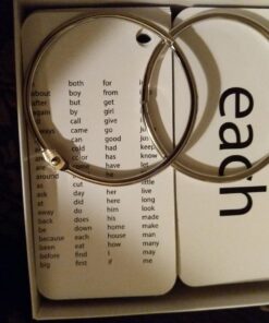 Star Right Education Sight Words Flash Cards, 169 Sight Words and Sentences With 2 Rings 40 71rkrIYelL