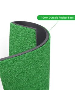TRUEDAYS Golf Mat - Artificial Turf Golf Mat with Non-Slip Foam - 12“ x 24“ Golf Hitting Mat for Indoor and Outdoor Practice (Includes Rubber Tee Holder and Tees) 12"x24" 20 71rlFEwCqCL