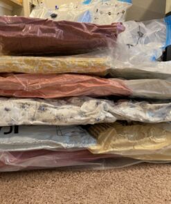 Spacesaver Space Bags Vacuum Storage Bags (Jumbo 10pk) Save 80% Clothes Storage Space - Vacuum Bags for Comforters, Blankets, Bedding, Clothing - Compression Seal for Closet Storage. Pump for Travel 10 Pack Jumbo 39 71rlyVvI zL
