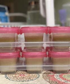 OXO Tot 2 ounce Baby Blocks Food Storage Containers, Pink 35 71rm2jevDSL