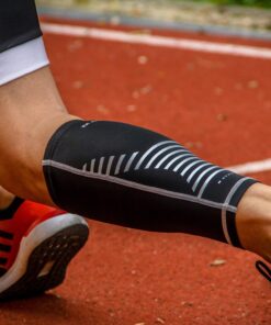 Mava Sports Calf Sleeves Compression (Pair), Leg Compression Calf Sleeve for Runners, for Men & Women, Unisex Black X-Large 15 71rm9q5GAJL