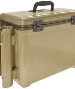 Alternative view of Engel UC19 19qt Leak-Proof, Air Tight, Fishing Drybox Cooler with Built-in Fishing Rod Holders, Also Makes The Perfect Small Hard Shell Lunchbox for Men and Women Tan