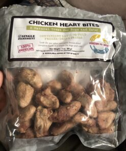 Fresh Is Best - Freeze Dried Healthy Raw Meat Treats for Dogs & Cats - Chicken Hearts Chicken Heart 13 71rn3CwTylL