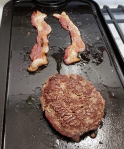 Lodge LPGI3 Cast Iron Reversible Grill/Griddle, 20-inch x 10.44-inch, Black 20 Inch Double Burner 66 71rn7klxyML