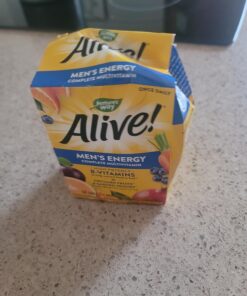 Nature’s Way Alive! Men’s Energy Complete Multivitamin, High Potency B-Vitamins, 50 Tablets 50 Count (Pack of 1) 25 71rnFQUZZ6L