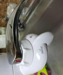 Brita Water Filter for Sink, Complete Faucet Mount Water Filtration System for Tap Water, Reduces 99% of Lead, White Faucet Mount System 54 71rnsKE0L
