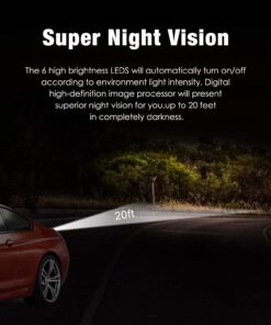 AUTO-VOX Cam1 HD Car Rear View Backup Camera of License Plate for Truck & RV with The Features of IP68 Waterproof High Brightness Light Sensor Night Vision LEDs,Fit All Cars 38 71rnx1Yh9L