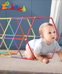 ZOZOPLAY Straw Constructor STEM Building Toys 400 Piece Straws and Connectors Building Sets Colorful Motor Skills Interlocking Plastic Engineering Toys Best Educational Toys Boy & Girl… 400piece 26 71ro5EkR7PL