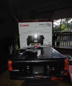 Canon PIXMA TS6220 Wireless All In One Photo Printer with Copier, Scanner and Mobile Printing, Black, Works with Alexa 75 71roiA58feL