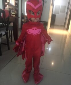 PJ Masks Owlette Deluxe Toddler Costume Medium (3T-4T) Red 33 71rpj1K3VL