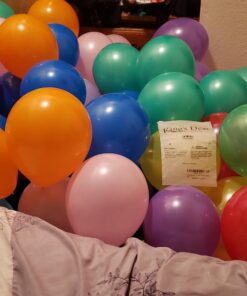 King's deal 12 Inch 100(10color x 10) Party Balloons Wedding, Birthday Party, Baby Shower, Christmas Party Decorations Balloon 39 71rpxMdog8L