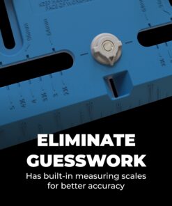 KREG KHI-Pull Cabinet Hardware Jig - for Cabinet Door Handles - Drilling Guide for Cabinet Doors - Creates Straight, Even Holes - Durable Drill Guides 42 71rqyV95FqL