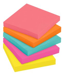 Post-it Notes, 3x5 in, 5 Pads, America's #1 Favorite Sticky Notes, Poptimistic, Bright Colors, Clean Removal, Recyclable (655-5UC) 15 71rr1SkD5uL