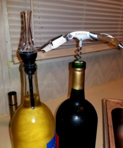 Barvivo Red Wine Aerator and Wine Saver Pump with 2 Vacuum Bottle Stoppers - Preserver For Your Wine - Ultimate Gift Idea as Valentines Day Gifts - Wine Vacuum Pump for Enhanced Taste of Wine Silver 25 71rs0jVcLEL