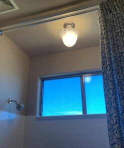 Zenna Home Rustproof Tool-Free Tension or Permanent Mount Adjustable Double Shower Rod, 44 to 72 Inches, Chrome 42 71rsO1KNUiL