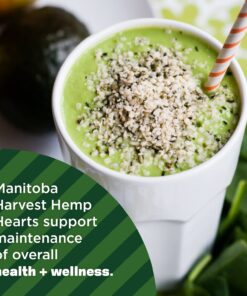 Organic Hemp Hearts, 12oz; 10g Plant Based Protein and 12g Omega 3 & 6 per Srv | Smoothies, yogurt & salad | Non-GMO, Vegan, Keto, Paleo, Gluten Free | Manitoba Harvest 12 Ounce (Pack of 1) 20 71rsivoFNJL