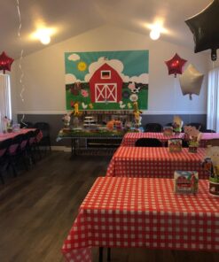 Oojami Pack of 4 Plastic Red and White Checkered Tablecloths - 4 Pack - Picnic Table Covers 54" x 108" Rectangle 35 71rtB0NIa2L